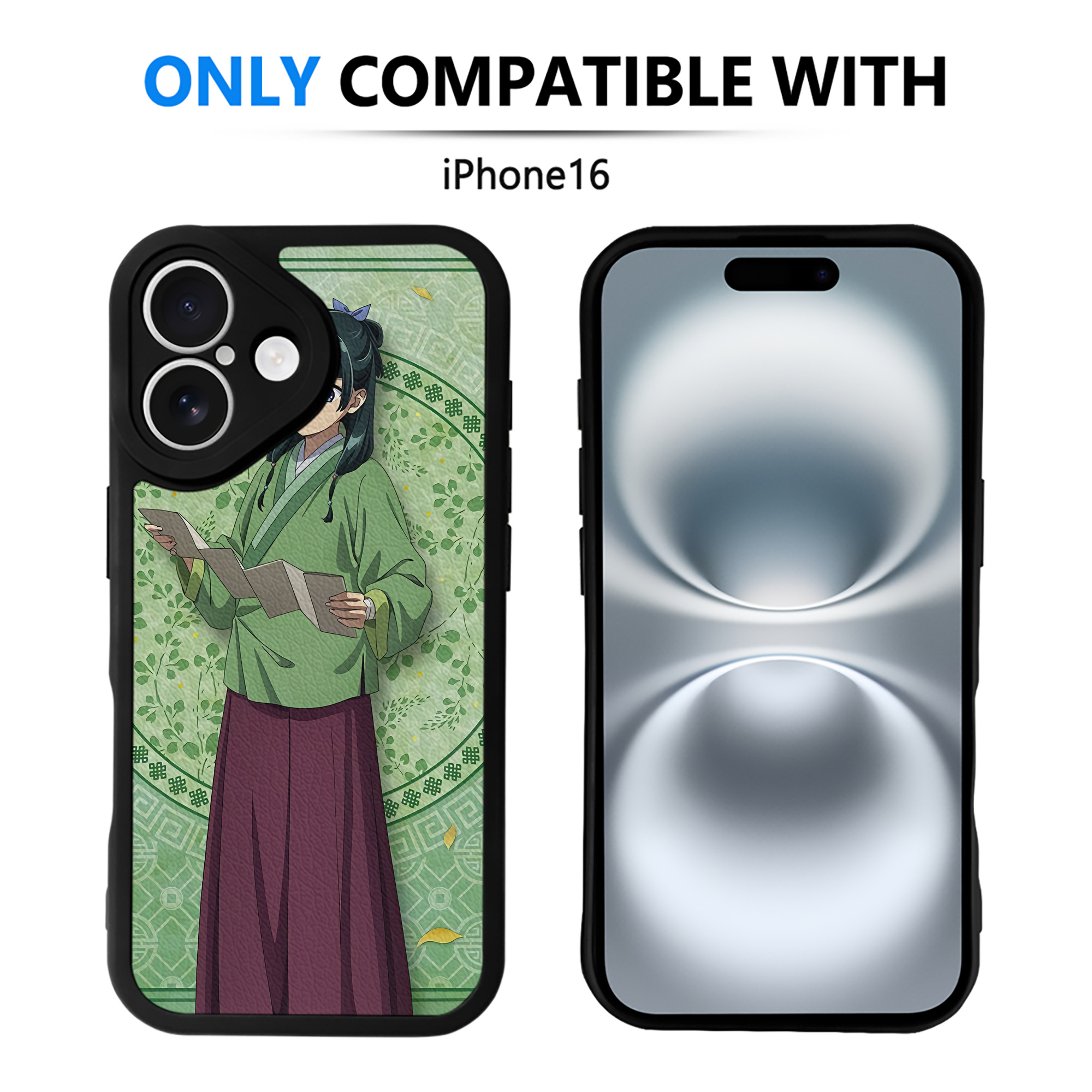 薬屋のひとりごと The Apothecary Diaries 【iPhone 16シリーズ対応】シリコンスマホケース（レザー調） 材質：シリコン